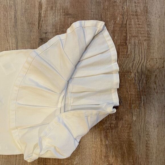 Polo Ralph Lauren Dress White Drop Waist Stretch Mesh Pleated Size 3T - Picture 7 of 9